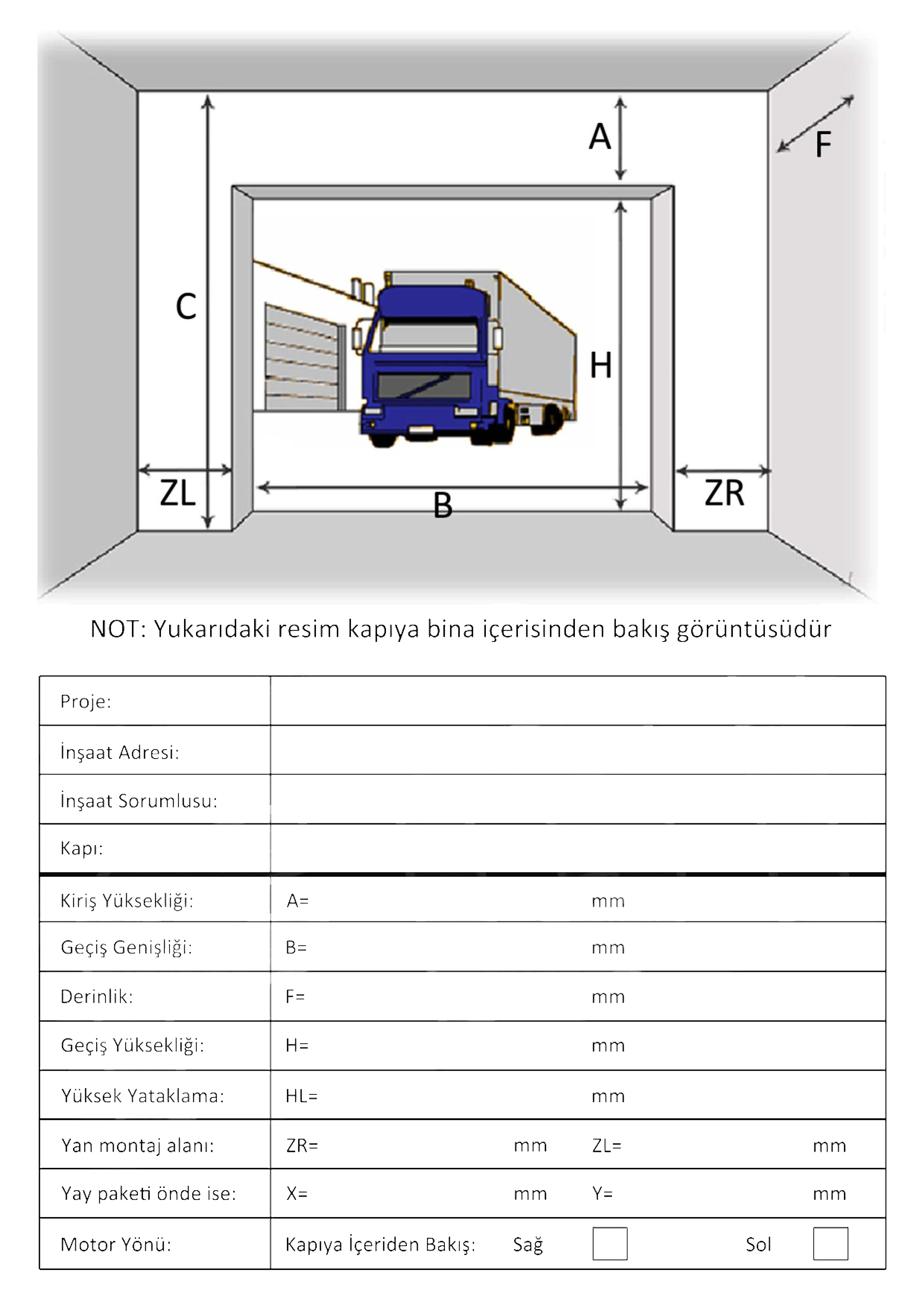 endüstriyel seksiyonel kapılar